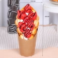 thumbnail image 1 of Lefu Egg Waffle Ice Cream Model Ice Cream Food Food Fake Egg Waffle Display Gourmet, 1 of 9
