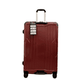 thumbnail image 1 of TRAVLR Valise Rigide Moyenne à Imprimé Texturé (25 Pouces) Extensible, Anti-Rayures, Huit Roues Silencieuses Roues et Cadenas TSA - Rouge, 1 of 4