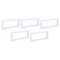 thumbnail image 1 of Unique Bargains 3D Floating Display Frame Coin Jewelry Case Holder with Base 9' x 3.5' White 5pcs, 1 of 6