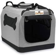 Zampa Pet Portable Crate – Great for Travel, Home and Outdoor – for Dog’s, Cat’s and Puppies – Comes with A Carrying Case 