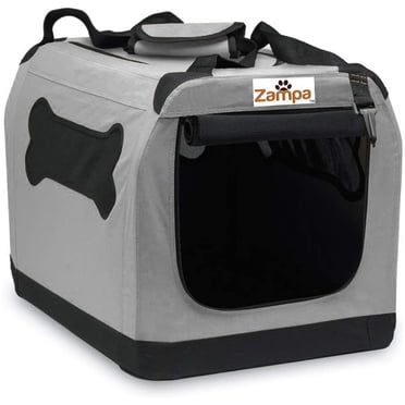 Zampa Pet Portable Crate – Great for Travel, Home and Outdoor – for Dog’s, Cat’s and Puppies – Comes with A Carrying Case 