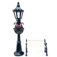 thumbnail image 1 of 2 Pcs Lampadaire de Rue Miniature de Noël pour Parc Banc Siège Mini Lampadaire Modèle Maison de Poupée Village de Noël Allée Jardin Féerique Accessoires, 1 of 9