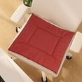thumbnail image 2 of Multi-Color Linen Sponge Cushion Chair Pad - Linen Cushion Pad For Home Furnishings - Chair Cushion Seat Pad For All Seasons, 2 of 8