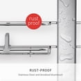 thumbnail image 4 of simplehuman Panier de Douche Réglable et Extensible TG, Acier Inoxydable et Aluminium Anodisé, 4 of 6