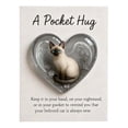 thumbnail image 1 of K Memorial Keepsake Pocket With Hugging Design Style K For Cherished Memories Pet Remembrance And Special Token Holder Acrylic Material, 1 of 5