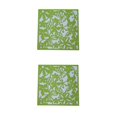 thumbnail image 3 of ZheElen 4piece Lightweight Hanging Divider Screens For Versatile Space Foldable Green Butterflies 2Set, 3 of 6
