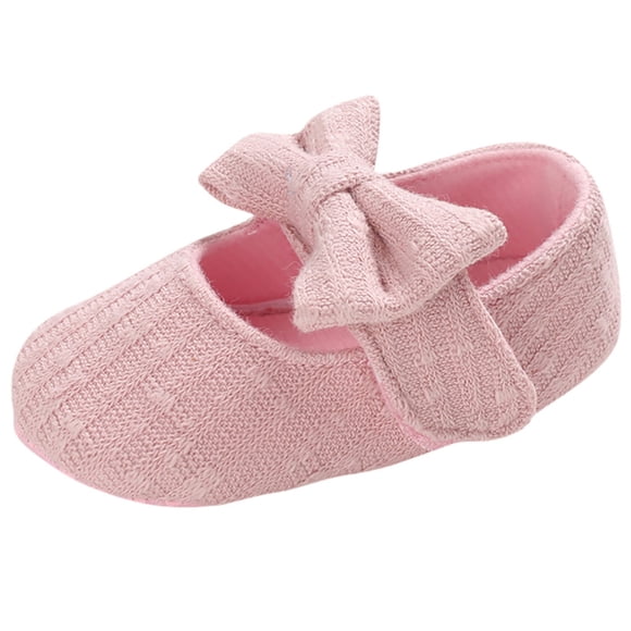 Chaussures pour Bébé Fille Confortables avec Nœud Papillon, Premières Chaussures de Marche, Chaussures pour Enfant