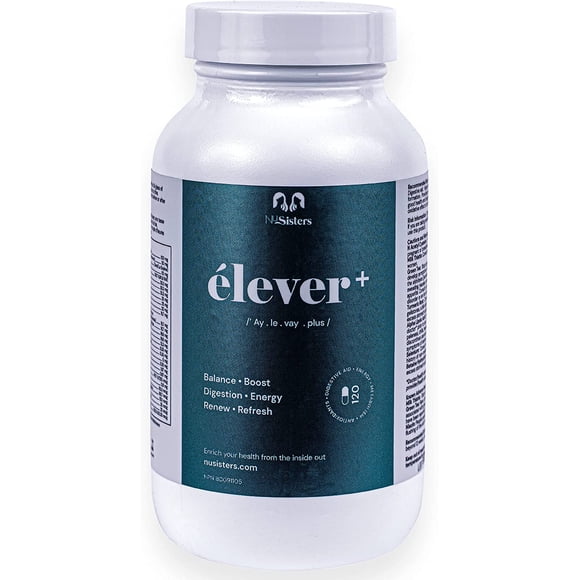 Élever Multivitamins For Men - Daily Natural Energy, Immune System, Metabolism Booster for Weight Loss, Digestion, Detox, Focus and More - Health Canada Licensed NPN #80091105 (120 Capsules)