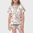thumbnail image 2 of Giraffe Items for Girls 3 Piece Little Character Set Kid DIY Hand Painted Homewear Set Colouring Pajama Sets For And Girl Can Play With And Wea, 2 of 5