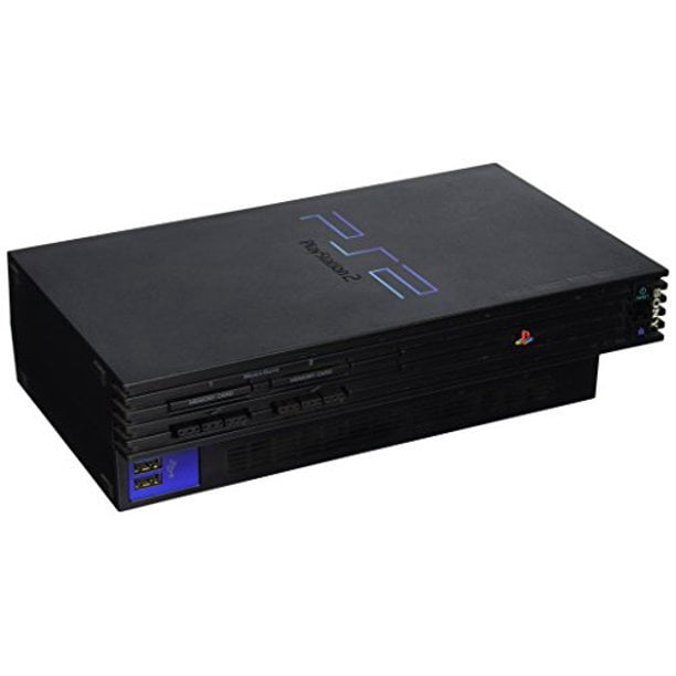 Refurbished Sony Playstation 2 PS2 Fat Video Game Console Black