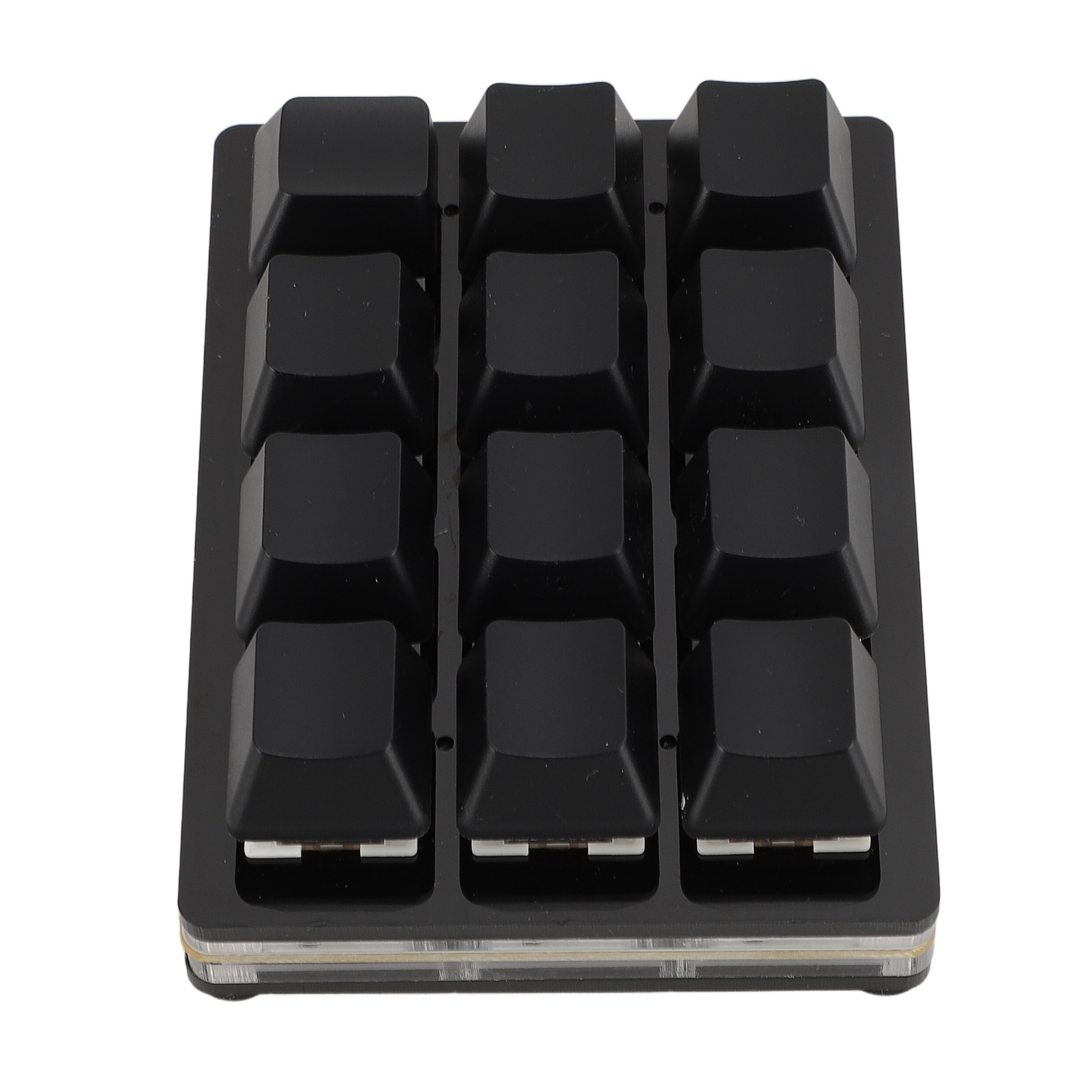12 Key Mechanical Gaming Keyboard, One Handed Programmable Mechanical Keyboard, RGB Multifunctional Mechanical Gaming Keypad Mini USB Wired RGB Red Switch Macro Keyboard