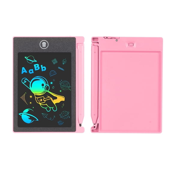Mini LCD Writing Tablet, 4.4in Erasable Reusable Graffiti Electronic Drawing Board, Waterproof Handwriting Tablet Electronic Note Pad For 3-6 Years Old. 40mah