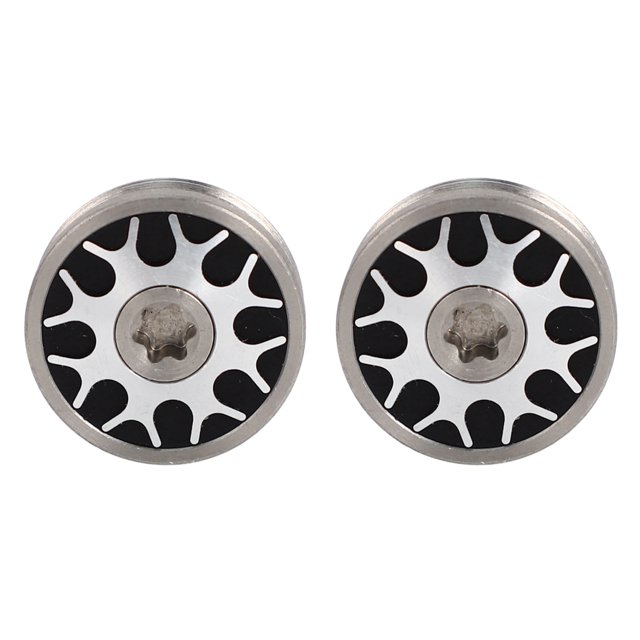 2 Pcs Poids Personnalisés de Lab pour Putter de Golf Odyssey Stroke Lab 30 G. l'Image Montre Deux Poids de Putter Noirs et en Acier Inoxydable avec un design Circulaire, Compatibles avec les putters de la Série Odyssey Stroke Lab, Incluant des Modèles à Double Flux Grand, à 2 Balles, #7 et à Ligne en V. Chaque Poids Est de 30 g, en Acier Inoxydable, avec un Diamètre de 19,5 mm.