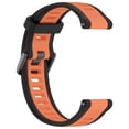thumbnail image 1 of KOMI Applique Garmin Forerunner165 Sangle en silicone 20 mm Sangle à texture Bicolore 22 mm Sangle Officielle, 1 of 5