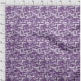 thumbnail image 4 of oneOone Georgette Viscose Purple Fabric Abstract Craft Projects Decor Fabric Printed By The Yard 42 Inch Wide, 4 of 4