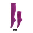 thumbnail image 3 of kurtrusly 2pcs/set Quick-drying And Elastic Slouch Socks Fit For All Feet Shape Extra Polyester Smooth Surface Soft Texture Purple 1Set, 3 of 6