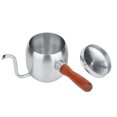 thumbnail image 3 of Cafetière, Bouilloire en Acier Inoxydable, Buse Fine pour Usage Domestique Couleur Acier 500ml, 3 of 8