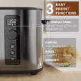 thumbnail image 4 of Anfilank Long Slot 4 Slice Toaster, Countdown Timer, 6 Browning Settings, Cancel/Bagel/Defrost Functions, Built-in Warming Rack, Removable Crumb Tray, Extra-Wide Long Slo, 4 of 8