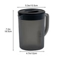 thumbnail image 3 of Clearance! JMYHOAM Refrigerator Cold Kettle Household Cold Water Cup Large Capacity High Temperature Water Storage Summer Drink Bucket Cold Kettle Cold Kettle Kitchen Appliances, 3 of 8