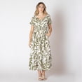 thumbnail image 4 of Devoted Robe florale longueur mollet avec manches courtes à volants, 4 of 7
