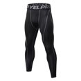 thumbnail image 1 of Mens Compression Pants Four Seasons Breathable Exercise Tight Stretch Basketball Base Training Compression Pants Pantalon Survetement Homme Silver L, 1 of 4