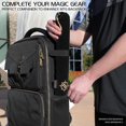 thumbnail image 3 of ENHANCE TCG Playmat - Tabletop Card Playmat with Stitched Edges, Smooth Surface, and Drawstring Travel Pouch - Compatible with MTG, YuGiOh, Pokemon, Lord of The Rings, and Other TCG and LCG - Flames, 3 of 9