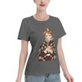 thumbnail image 2 of T-Shirt Basique à Manches Courtes pour Femmes Demon Slayer Blade Tanjiro, 2 of 6