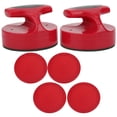 thumbnail image 2 of With 4 Pucks 94MM Slider Table Hockey Pushers Set, Table Hockey Pucks, For All Kinds Hockey Tables Ergonomic Design, 2 of 7