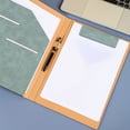 thumbnail image 1 of Yhmxh Office Supplies Office Desk Accessories Office Organizer Desk Organizers Multi-function Business Folder Leather Manager Splint Magnet Contract Folder Business Contract Book, 1 of 6