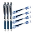 thumbnail image 1 of EnerGel Retractable Gel Roller, 0.7mm, Medium Point, 3 Pens and 4 Refills pack, Navy Ink, 1 of 6