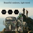 thumbnail image 4 of Water Resistant Waist Pack with Bottle Holder Multi Pocket Hiking Belt Bag for Running Cycling, 4 of 7