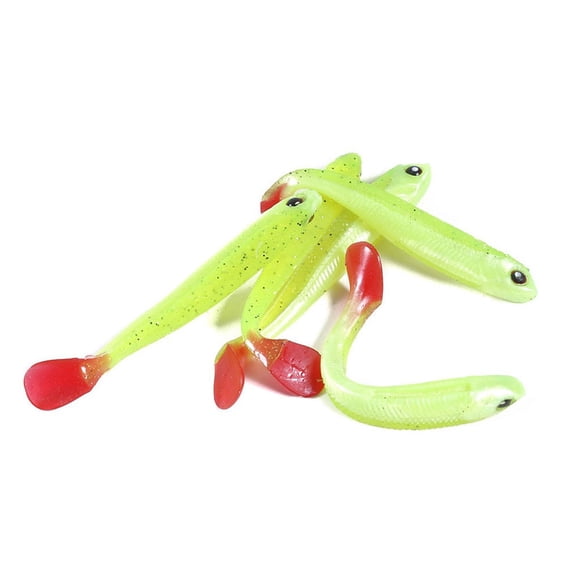 Wolfast 5 Pcs Leurres de Pêche 7,5 cm Appâts Durs en Plastique pour Achigan 4 Couleurs Leurres