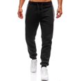 thumbnail image 2 of Men‘S Casual Solid Jogging Elastic Mid Waisted Sports Pants With Pockets Streetwear, 2 of 4