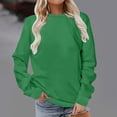 thumbnail image 2 of hotojiny Workout Tops for Women Plus Size Long Sleeve Crewneck Sweatshirt Oversized Lightweight Basic Pullover Fall 2025, 2 of 6