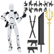 T13 Action Figure Set (Assembly Completed),Titan 13 Robot Action Figure 3D Printed robo 13 Action Figure Articulated,Dummy 13 Lucky 13 Gift for Collectors Desktop Decorations