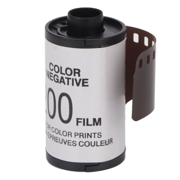 135 Color Film, 35mm Roll Film 8 Sheets Color Negative Film 36 Exposures ISO200 High Definition Wide Exposure High Contrast Color Print Film for Beginners