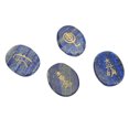 thumbnail image 1 of 4Pcs Reiki Symbols Stones, Smoother Surfaces Engraved Meditation Ornament Gift For Home Decoration, 1 of 8