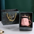 thumbnail image 2 of Heated Ceramic Mug with Thermostatic Temperature Control, 55°C Constant Warm Cup, Includes Spoon, Gift Box Set, for Coffee or Tea, 1 Cup, 2 of 3