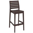 thumbnail image 1 of Pemberly Row Tabouret de Bar d'Extérieur Contemporain de 29.5" en Brun, 1 of 8