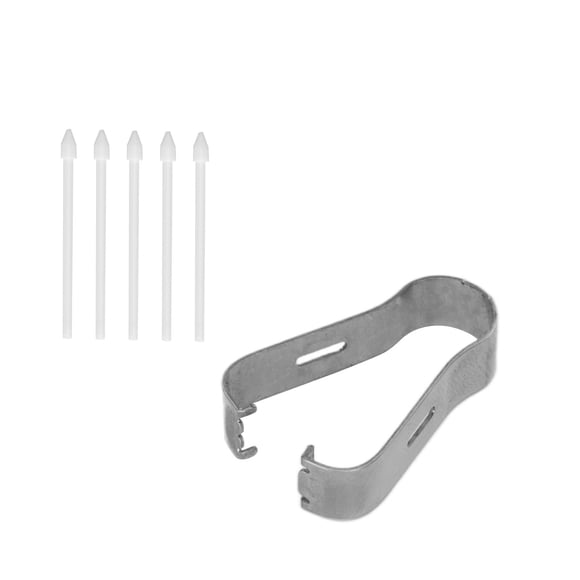 5Pcs Stylus Tips Accurate Sensitive Replacement Touch NibsBlack Scratch Free Portable