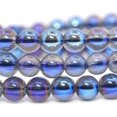 thumbnail image 2 of Bracelet Extensible Unisexe en Perles Rondes de 6 mm en Quartz Titane Naturel Clair 6,5 Pouces, 2 of 2