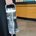 thumbnail image 2 of Outdoor Sports Water Bottle Water Bottle With Straw Fitness Water Bottle Water Bottle Outdoor Sports Water Bottle Plastic Fitness Water Bottle Extra Large Capacity Kettle With, 2 of 2