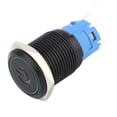 thumbnail image 4 of 16mm Black Metal Self Locking Switch  LED Lamp Symbol  IP65 Protection with Stainless Steel Housing for Practical Use  Oxidized Finish for High Performance, 4 of 7