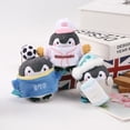thumbnail image 4 of Peluche Super Douce Résistante à l'Usure en Coton PP Penguins Jouet en Peluche Porte-Clés Pendentif pour la Maison, 4 of 8