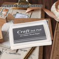 thumbnail image 5 of Black Ink Pad Inkpad Rubber Stamp Finger Print Craft Non-, 5 of 5
