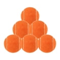 thumbnail image 2 of Almencla 6Pcs Tennis Balls Practicing Workout Wear Resistant for Games Outdoor Indoor Orange, 2 of 8