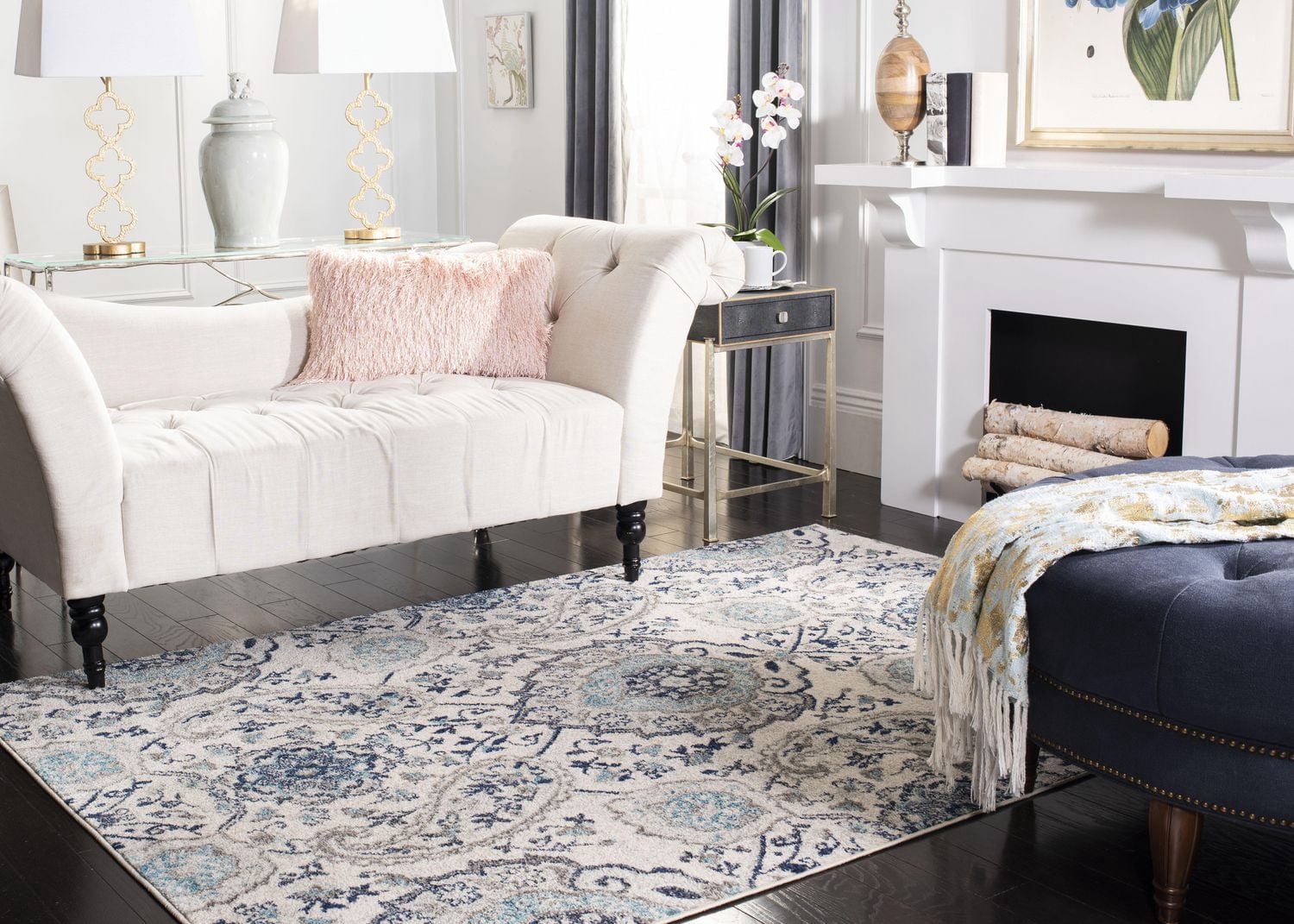 SAFAVIEH Madison Heather Tapis Paisley Floral