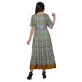 thumbnail image 3 of Moomaya Kurti Longue Imprimée Tenue d'Été Tunique Ligne A pour Femmes, 3 of 5