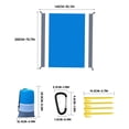 thumbnail image 3 of EGNMCR Couverture de Plage de Camping et de Randonnée Couverture de Pique-Nique Extérieure Grande Anti-Sable Imperméable Tapis de Plage Tapis de Plage, 3 of 4