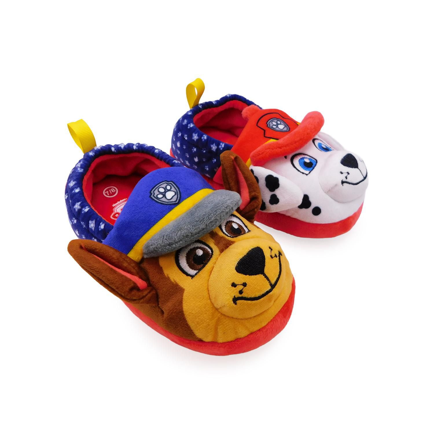 Paw Patrol Toddler Boys' 3d Slippers 5-6
